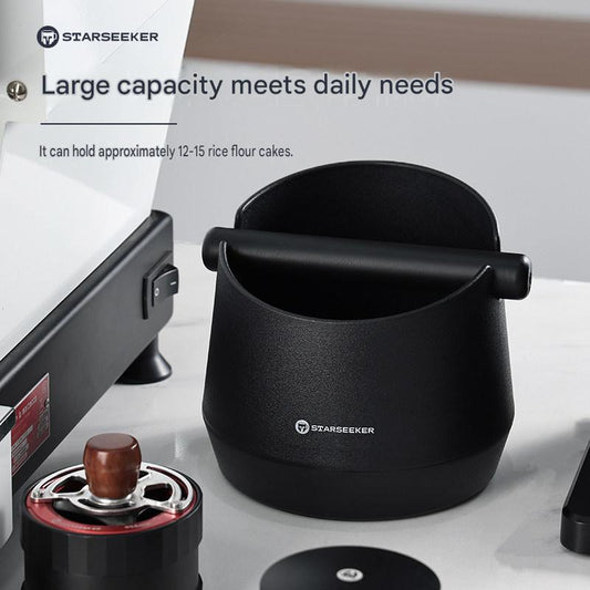 Starseeker Home Mini Coffee Grounds Container, 0.8L/1.2L, made of rubber, quiet, large capacity, holds 12-15 cups of coffee grounds. Coffee brewing accessory.