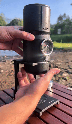 STARSEEKER Super58 Portable Espresso Machine, 18-20g Adjustable Pressure, USB-C Car Coffee Maker for Camping, RV, Hiking & Office