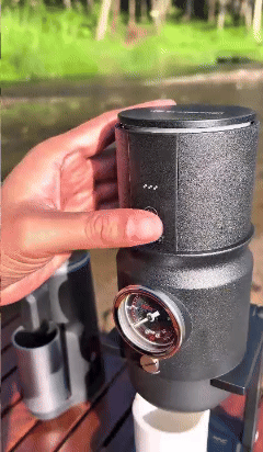 STARSEEKER Super58 Portable Espresso Machine, 18-20g Adjustable Pressure, USB-C Car Coffee Maker for Camping, RV, Hiking & Office