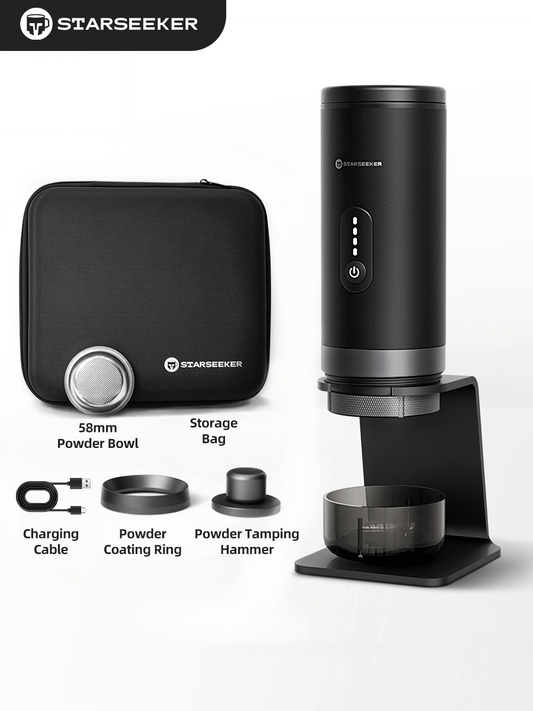 STARSEEKER S58 Portable Coffee Maker Travel Electric Capsule Espresso Machine With USB-C Wireless Heating Bottomless Extraction