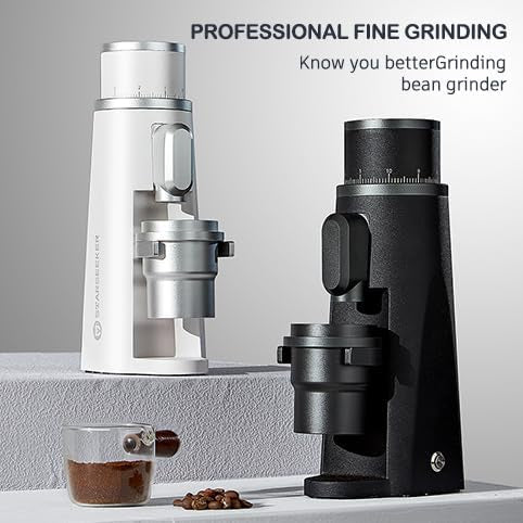 STARSEEKER EDGE 2.0 Aluminum Automatic Coffee Grinder, for French Press Drip Coffee and Espresso