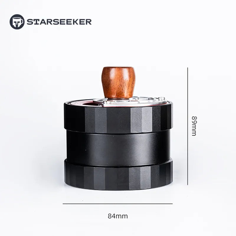 STARSEEKER 58mm WDT Espresso Distribution Tool with Rotating Powder Needle