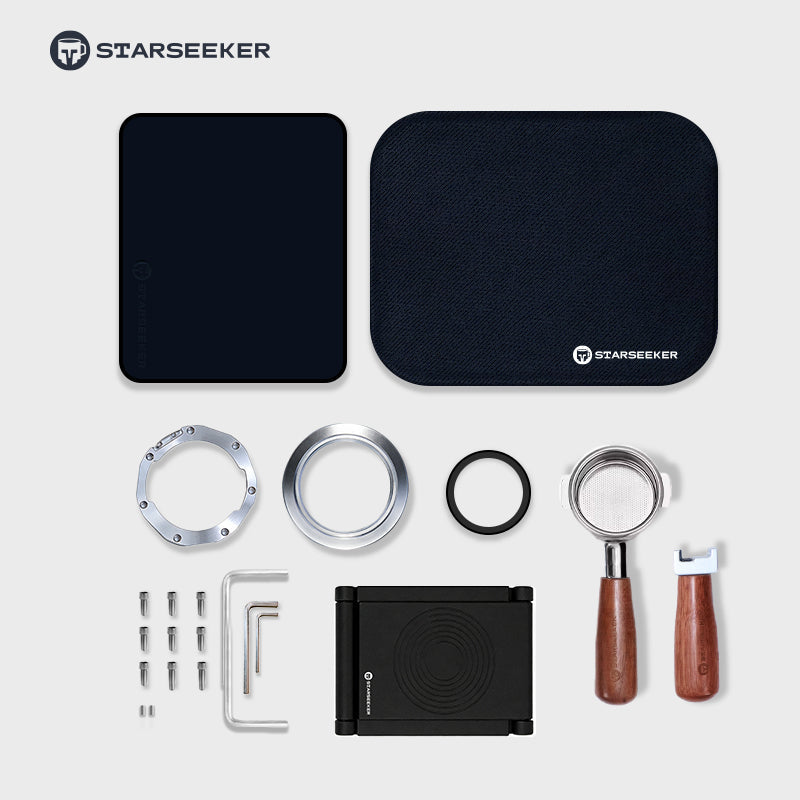 STARSEEKER Professional Italian Accessories Bottomless 58mm Handle Set for Super58