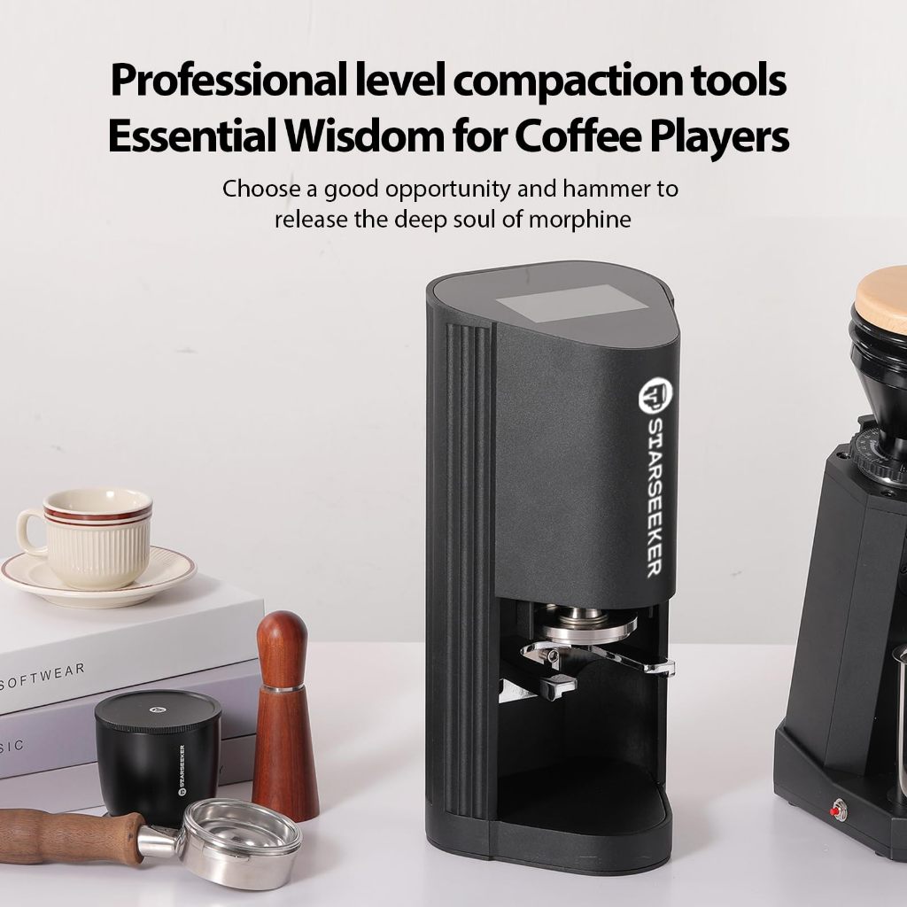 STARSEEKER ZERO Automatic Electric Coffee Tamper with Adjustable Pressure Control, for Espresso Brew
