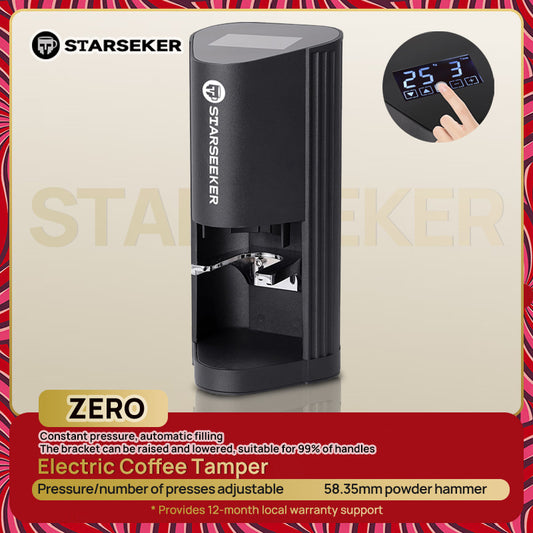 STARSEEKER ZERO Automatic Electric Coffee Tamper with Adjustable Pressure Control, for Espresso Brew