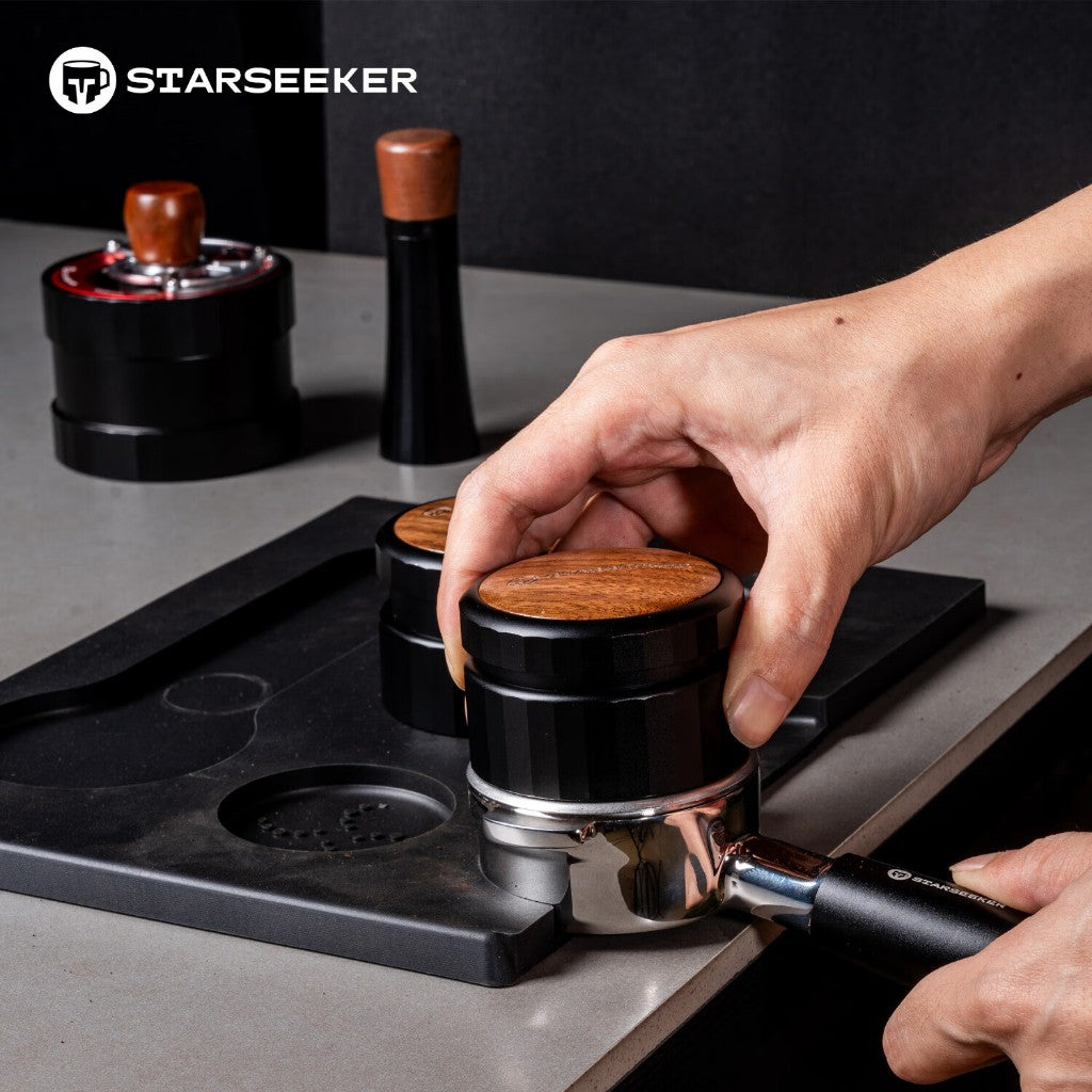 STARSEEKER Espresso Gravity Calibrated Tamper/Distributor, 51mm 53mm 58mm