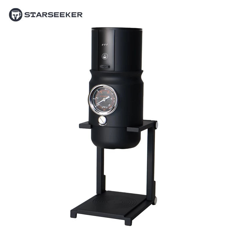 STARSEEKER Super58 Coffee Machine Professional Folding Stand (Machine not Included), Silver,Black