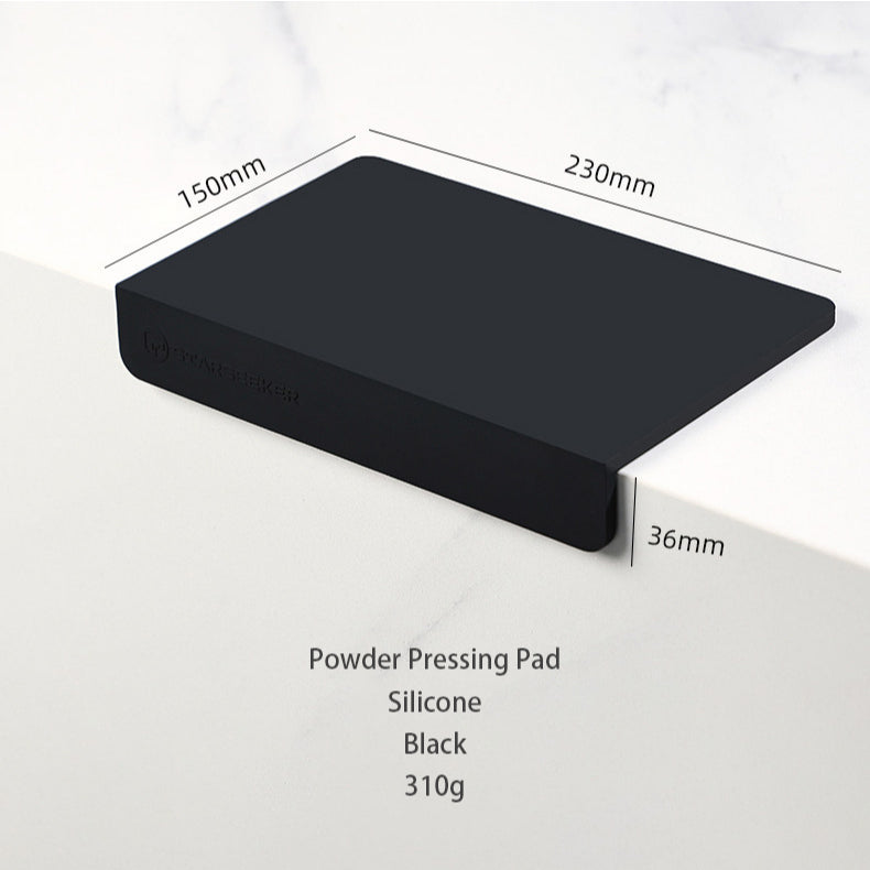 STARSEEKER Silicone Pad: Non-slip silicone pad for coffee tampers and countertops, 90° angle.