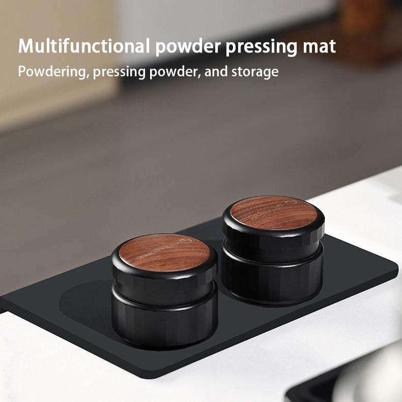 STARSEEKER Silicone Pad: Non-slip silicone pad for coffee tampers and countertops, 90° angle.