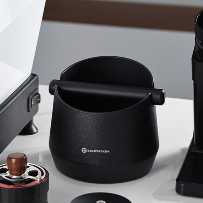 Starseeker Home Mini Coffee Grounds Container, 0.8L/1.2L, made of rubber, quiet, large capacity, holds 12-15 cups of coffee grounds. Coffee brewing accessory.
