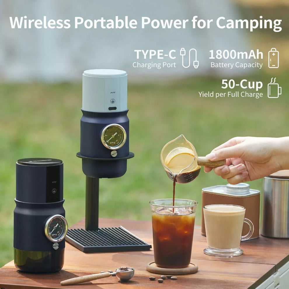 【Kit】STARSEEKER EDGE Mini Portable Electric Coffee Grinder and Super58 Portable Coffee Machine Set