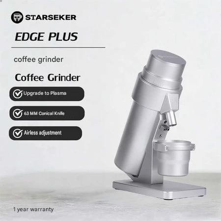 STARSEEKER EDGE Plus Electric Coffee Grinder,63MM Burr Coffee Grinder Hand Brew Coffee Bean Grinder Stepless Fineness Adjustment Removable Magnetic Suction Port